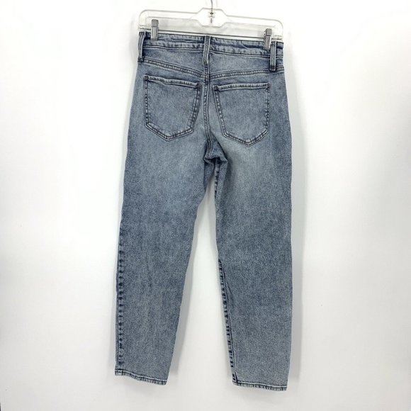 SO High Rise Mom Jeans Acid Wash Button Fly Juniors Size 1 25 Waist - Picture 6 of 6